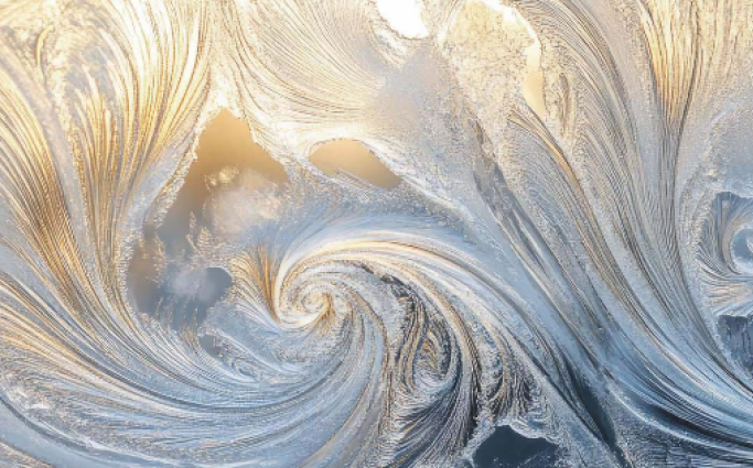 Ice Pattern Art