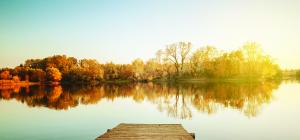 Sunrise over Lake